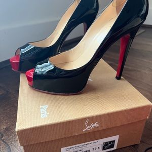 Hyper Prive 120 Patent Pumps, Christian Louboutin 39.5